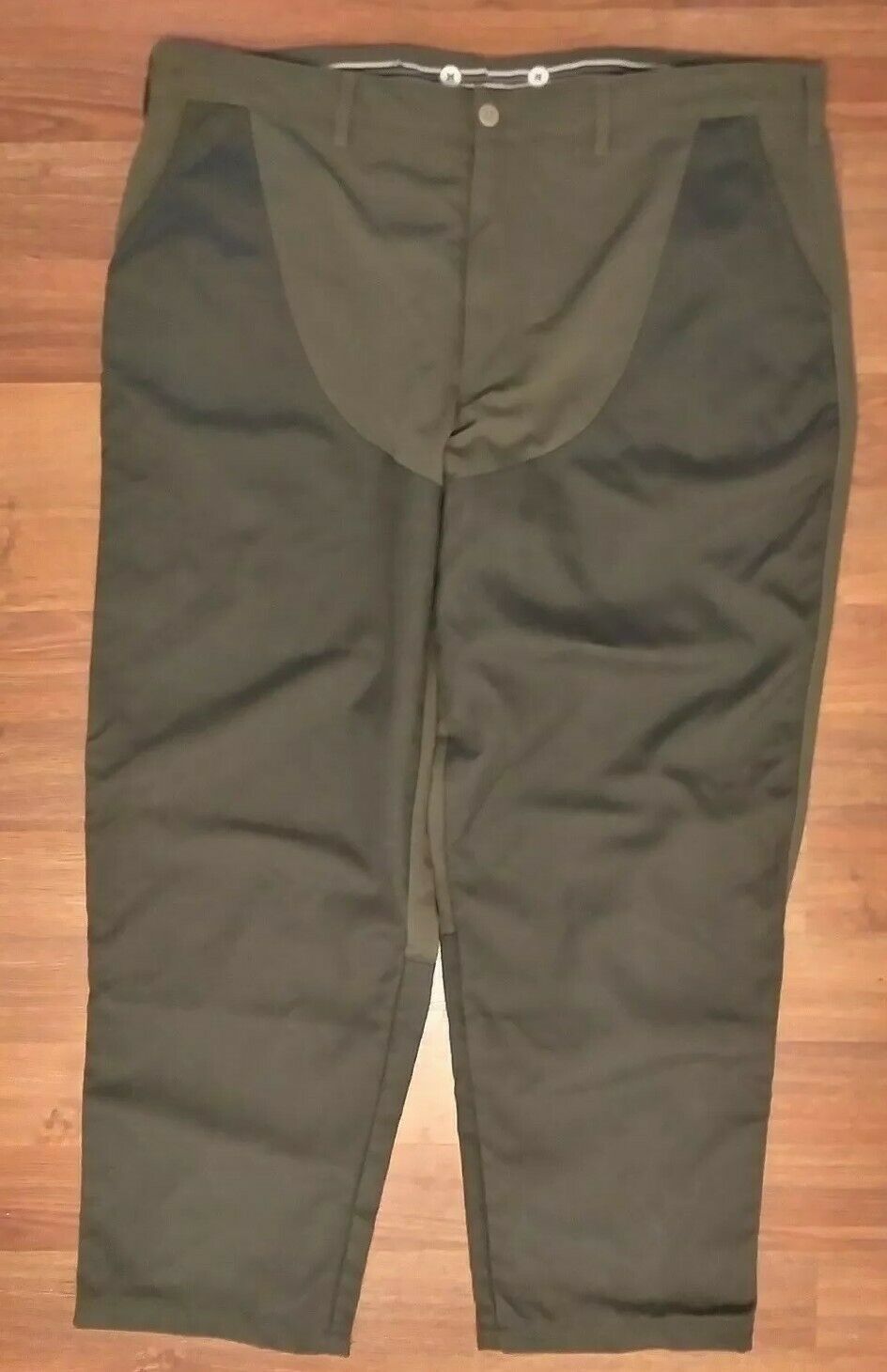 LL Bean 44x33 Hunting Shooting Pants Green on Green Sewn in Tick Cuff ...