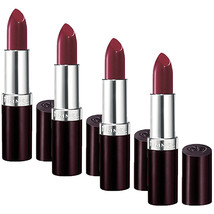 Pack of (4) New Rimmel Lasting Finish Lipstick 124 Bordeaux, 0.14 Ounces - $27.99