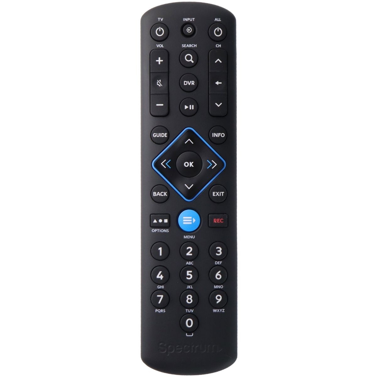 Spectrum Cable Box Remote Control - Black (URC1160) - Remote Controls