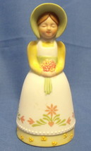 Avon 1985 Porcelain Bell Country Girl Figurine - $8.95