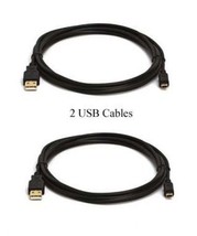 TWO 2 USB Cables for Fuji FujiFilm T200 T300 T310 T350 T360 T400 T410 XP50 XP100 - $9.83