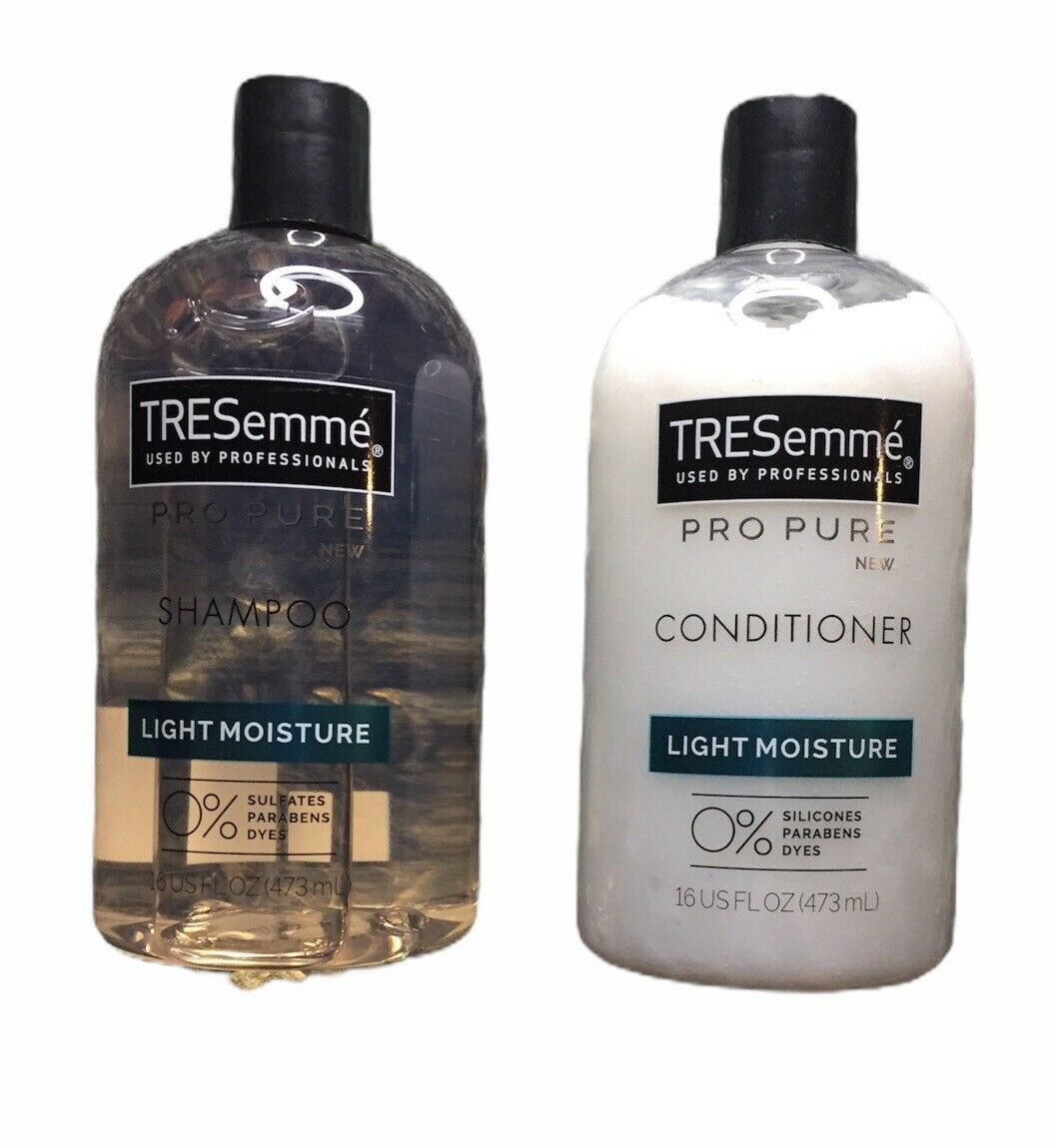 Primary image for TRESemme Pro Pure Light Moisture Shampoo & Conditioner 16oz Bottles *Free Ship