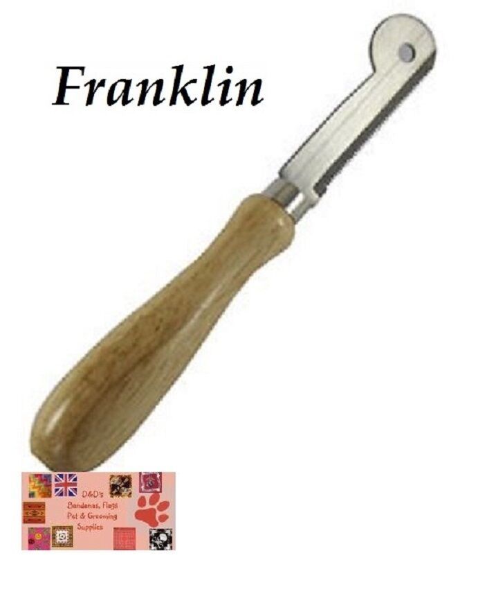 GroomMaster Franklin Stainless Steel MAGNET Hair Coat Stripper STRIPPING KNIFE