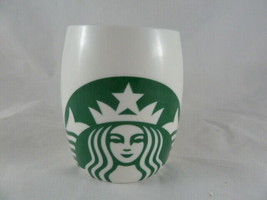 Starbucks Mug Mermaid 2010 Ceramic White Barrel Green Siren 14oz - $9.64