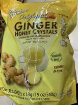 Prince of Peace Ginger Honey Crystals Instant Tea Beverage 30x18g Sachets, 19 Oz - $12.99