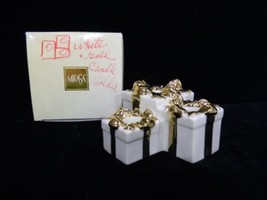 Mikasa Fine Porcelain Holiday Elegance Triple Candle Holder 5&quot; - $19.79