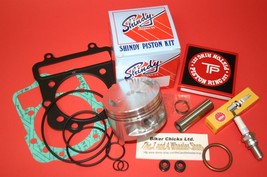 KAWASAKI 00-02 KVF300 Prairie Piston Kit, TE Gasket Set &amp; Spark Plug STD... - $105.97