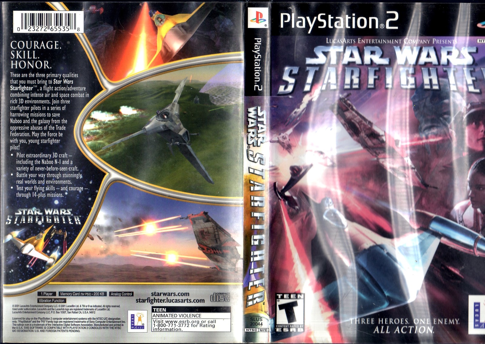 PlayStation 2 Star Wars Starfighter Video Games