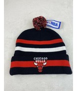 Chicago Bulls Black NBA Authentic Cuffed Beanie Knit Hat by NBA Apparel ... - $16.82
