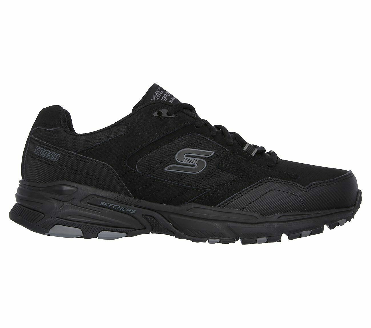 Skechers Men's Black Shoes Memory Foam Sport Comfort Casual Train ...