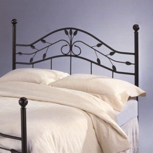 Copper Finish Twin Full Queen King Size Metal Headboard Vintage Leaves