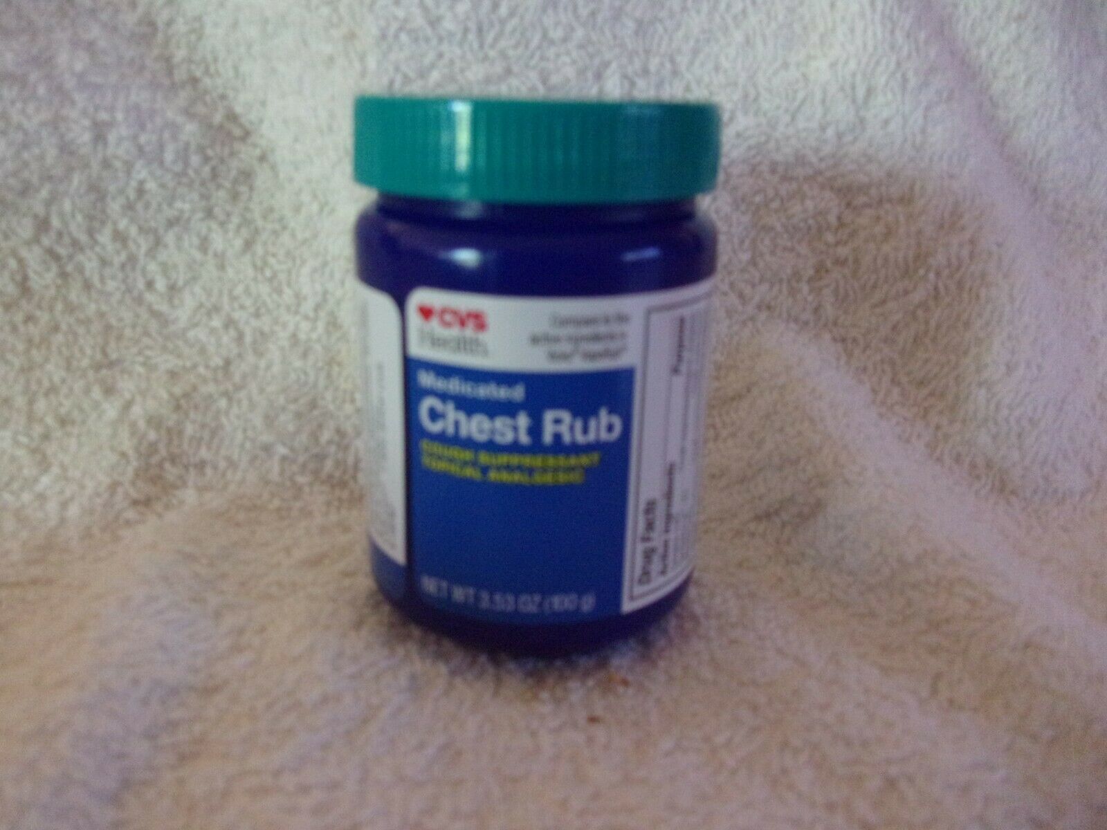 CVS Health Medicated Chest Rub, 3.53 OZ Health Care