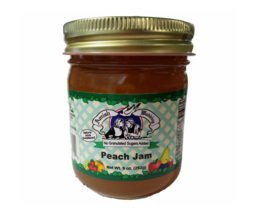 Amish Wedding Foods No Granulated Sugar Peach Jam, 2-Pack 9 oz. Jars - $30.64