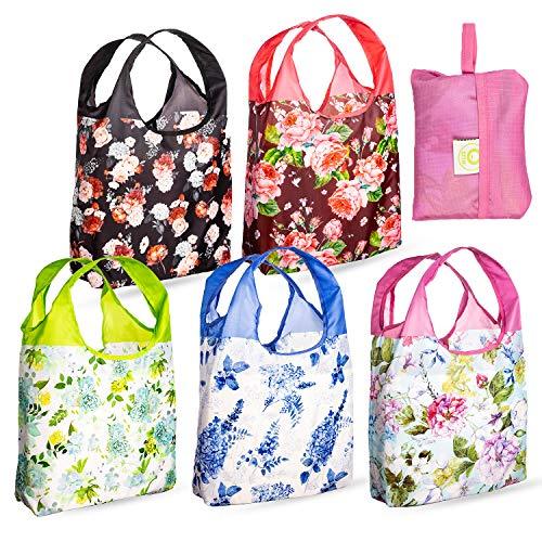 O-WITZ Reusable Grocery Bags | Vibrant Tote Bag For Groceries, Gym, Office Suppl