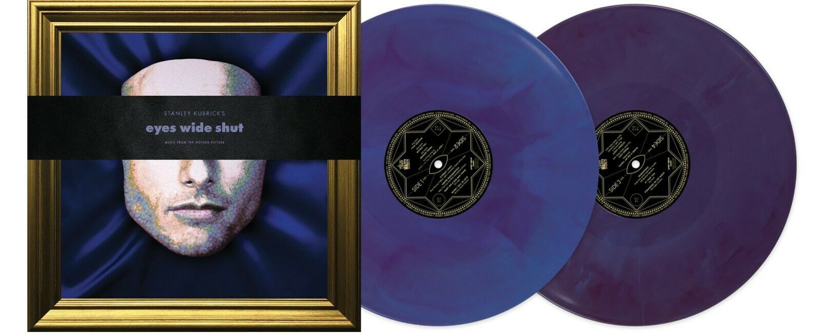 Tom Cruise Nicole Kidman Eyes Wide Shut Soundtrack Exclusive Purple Swirl Vinyl Vinyl Records