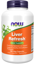 Now Foods Liver Refresh 180 Caps Alpha Lipoic Acid/L-Glutathione/L-Carnitine/NAC - $25.19