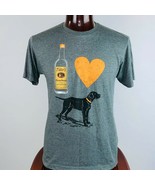 Tito&#39;s Handmade Vodka T-Shirt Large L Love Heart Black Dog Austin Texas TX - $24.74