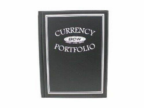 5 Black Currency Portfolios  by Armored Brand MADE IN USA 30 pockets REDUCED!!! 
