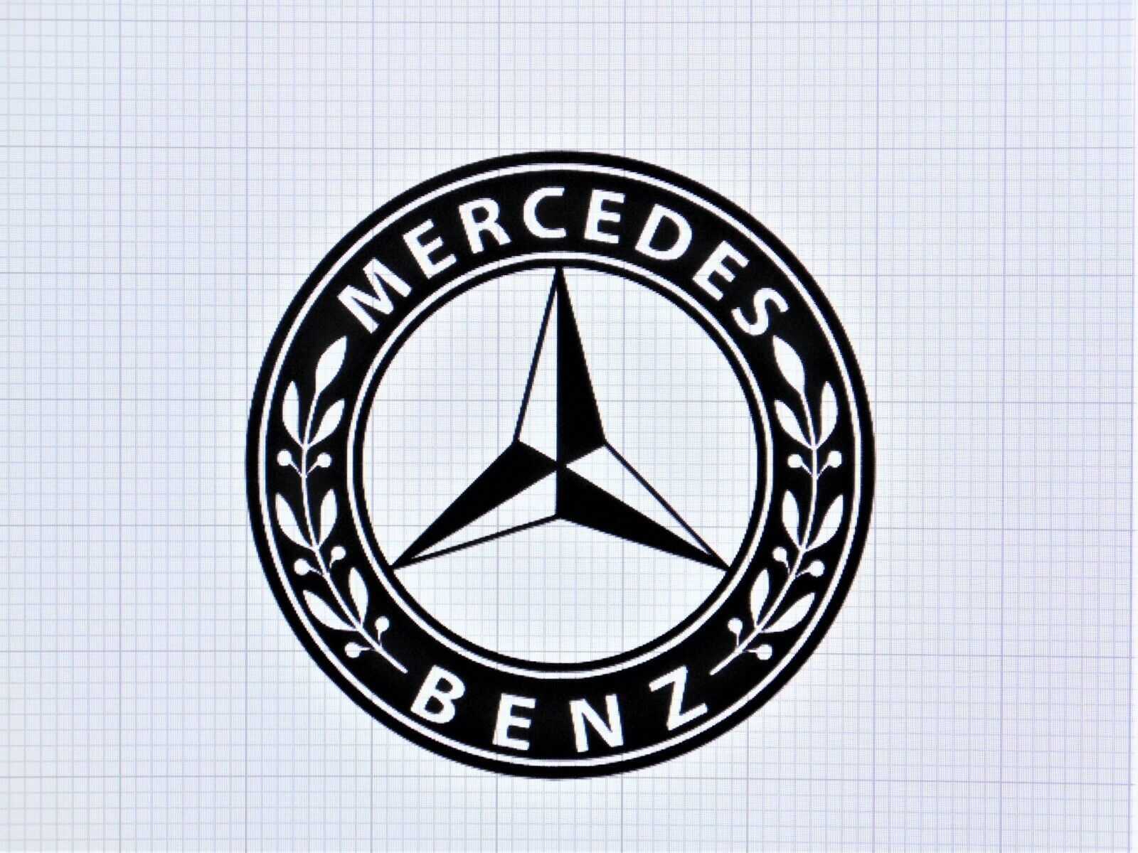 Mercedes Benz Die-Cut Vinyl Indoor Outdoor Decal Sticker-9 24 Colors