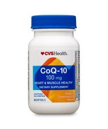 CVSHealth CoQ-10 100mg Heart & Muscle Health 45 softgels Exp. date 03/2024 NEW- - $39.45