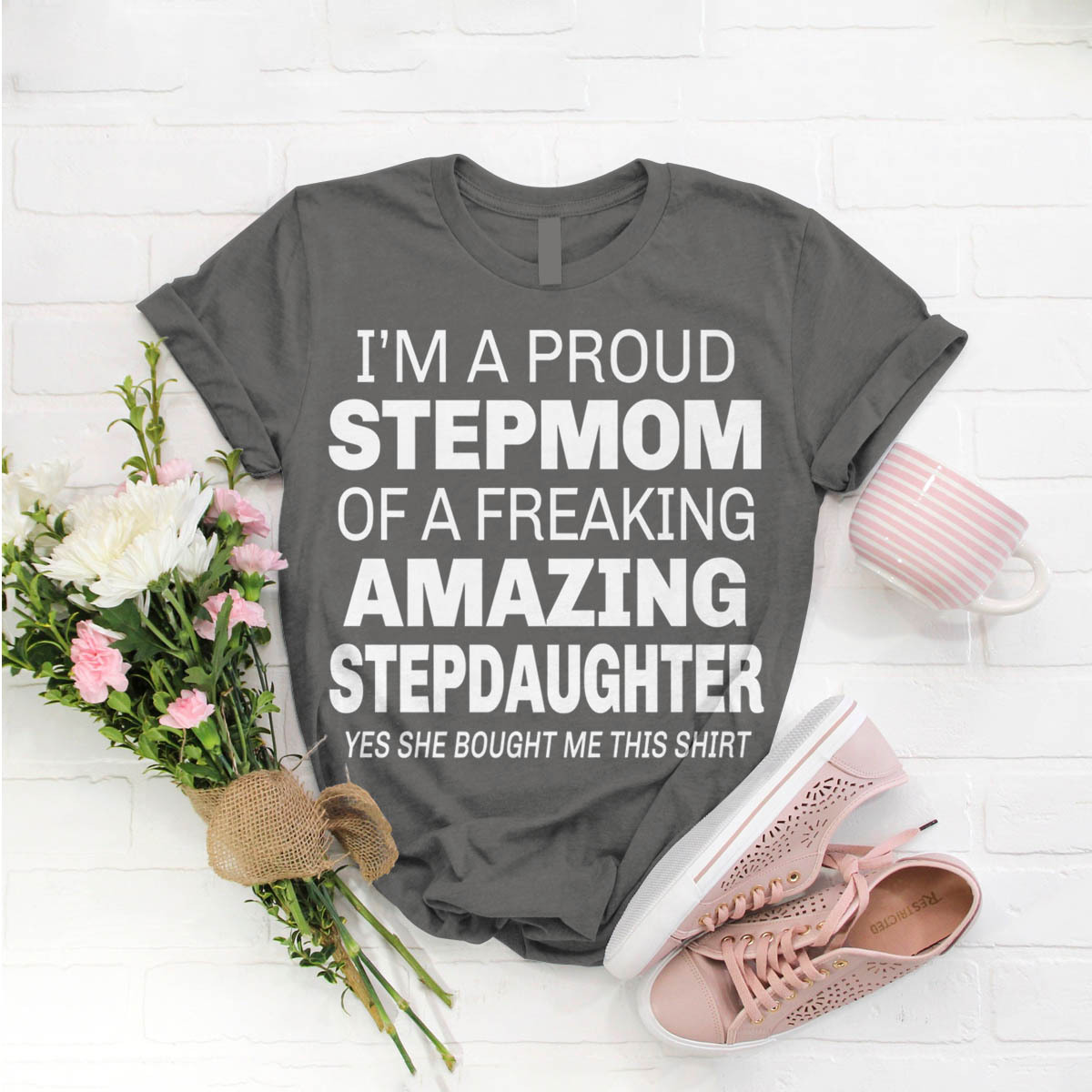 Stepmom Mothers Day Mom From Step Daughter T Shirt Birthday Funny Ideas T Vi T Shirts