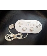 Nintendo Wii Pro Classic Controller RVL-005 White Genuine OEM Working - $16.56