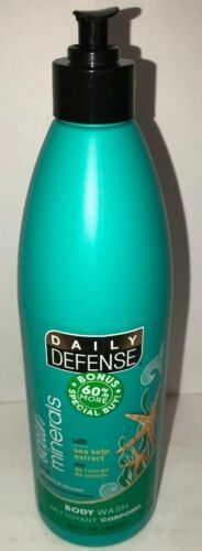 1 Bottle 0f Daily Defense Ocean Minerals Body Wash With Sea Kelp Extract-SHIP24H