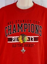 2013 Stanley Cup Champions Chicago Blackhawks T-Shirt Size Large Old Time Hockey - $19.95