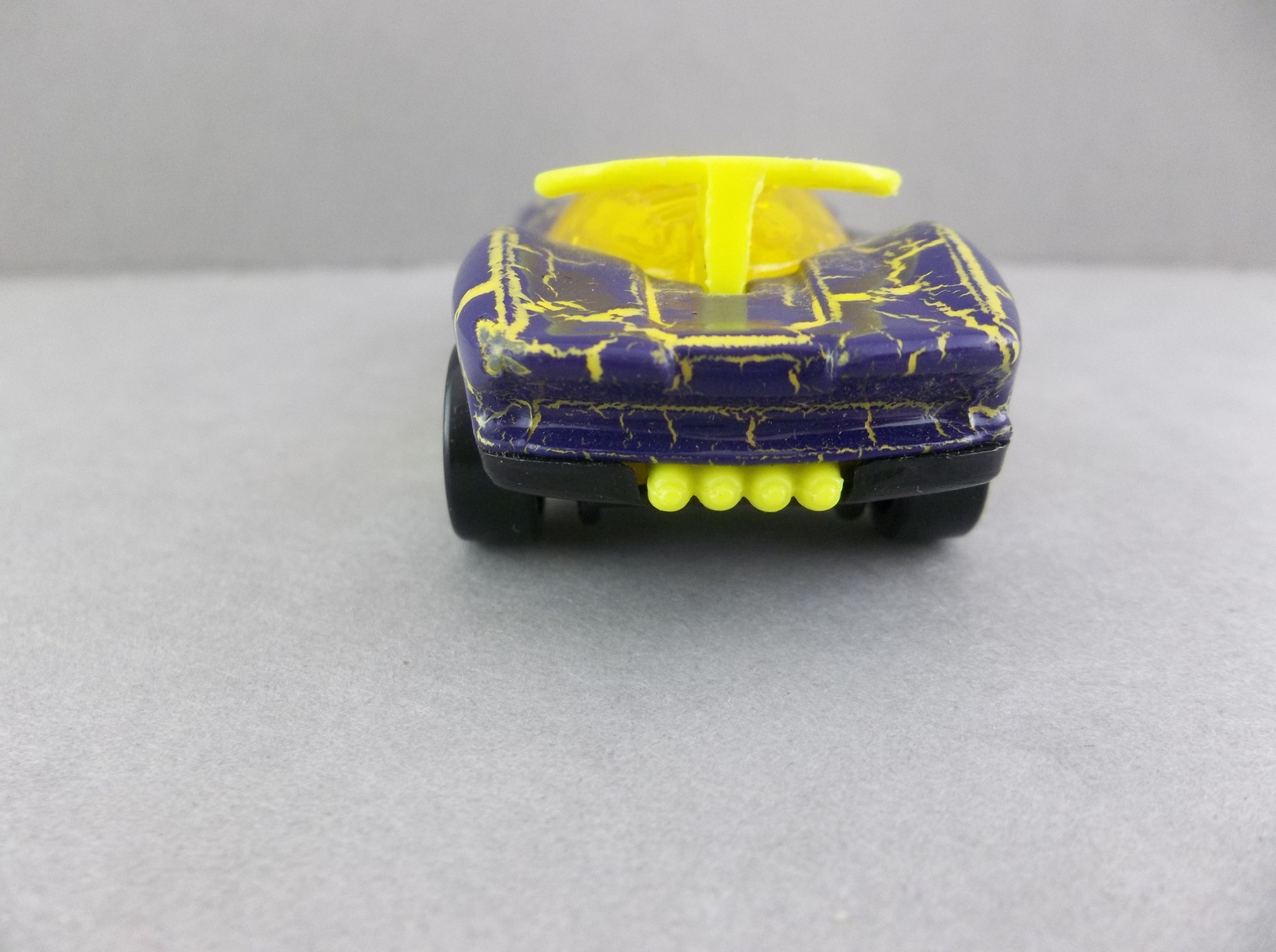 Hot Wheels 1994 Flashfire Krackle Car Series 4 Purple Neon Yellow