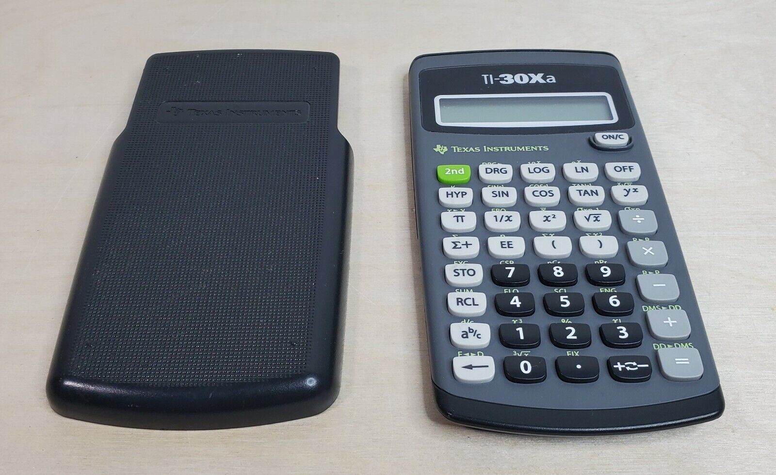 Texas instruments ti 30xa solar calculator for math problems addition 