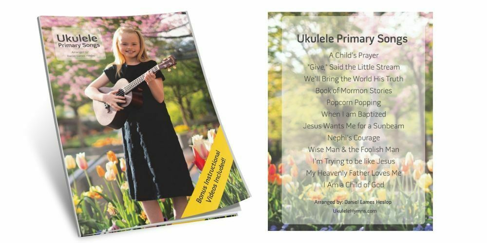 LDS Ukulele Hymns Primary Songs Chord Book by Daniel E. Heslop Other