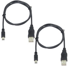 (2 Pack) USB 2.0 A To Mini 5 Pin B Cable For External Hdds/camera/card R... - $17.30