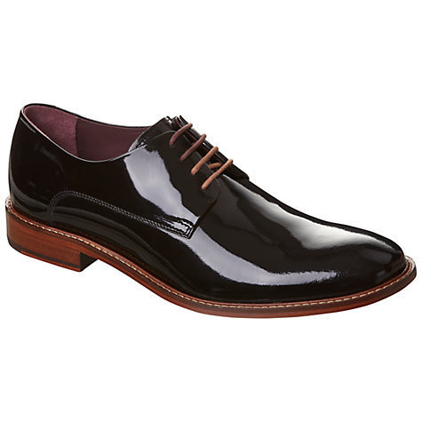 NEW Mens Patent Leather formal shoes,men dress laceup derby Goodyear welted shoe