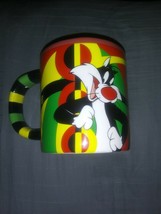 VTG Retired 2000 Six Flags Looney Toons Sylvester  Coffee Cup Mug Large ... - $12.19