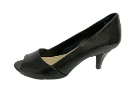 Calvin Klein Parisa women's shoes heels open toe slip on black size US 7.5 M - $24.09