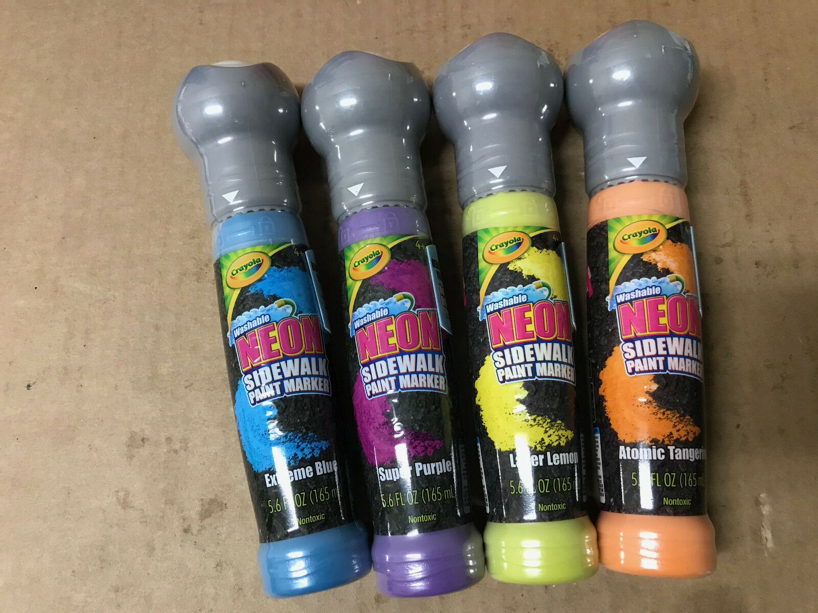 Crayola Neon Paint Markers, Outdoor Toy Sidewalk Paint, CHOOSE YOUR