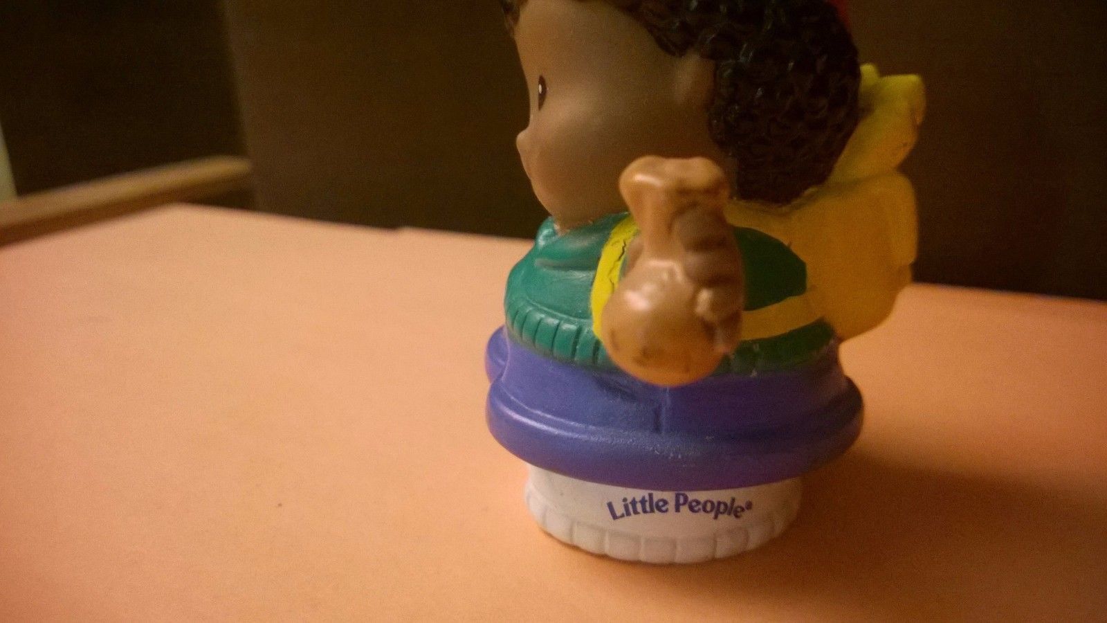 Fisher Price Little People CONSTRUCTION WORKER African American Plans Michael 