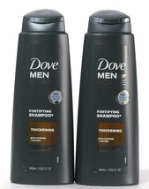 2 Ct Dove 13.52 Oz Men Plus Care Thickening Caffeine Calcium Fortifying Shampoo - $29.99