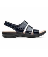 Clarks Collection Patent Croco Sandals - Leisa Melinda - $74.97