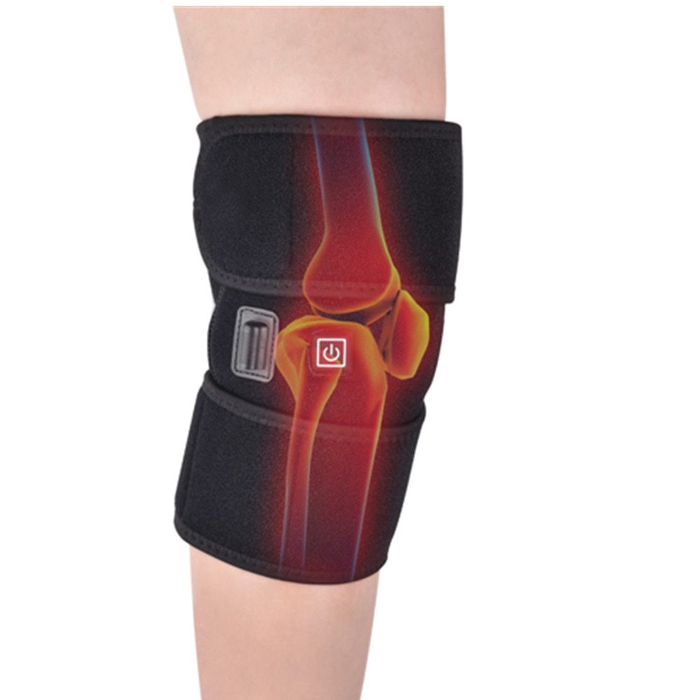 Infrared Heated Knee Brace Support Arthritis Knee Heating Pad Wrap