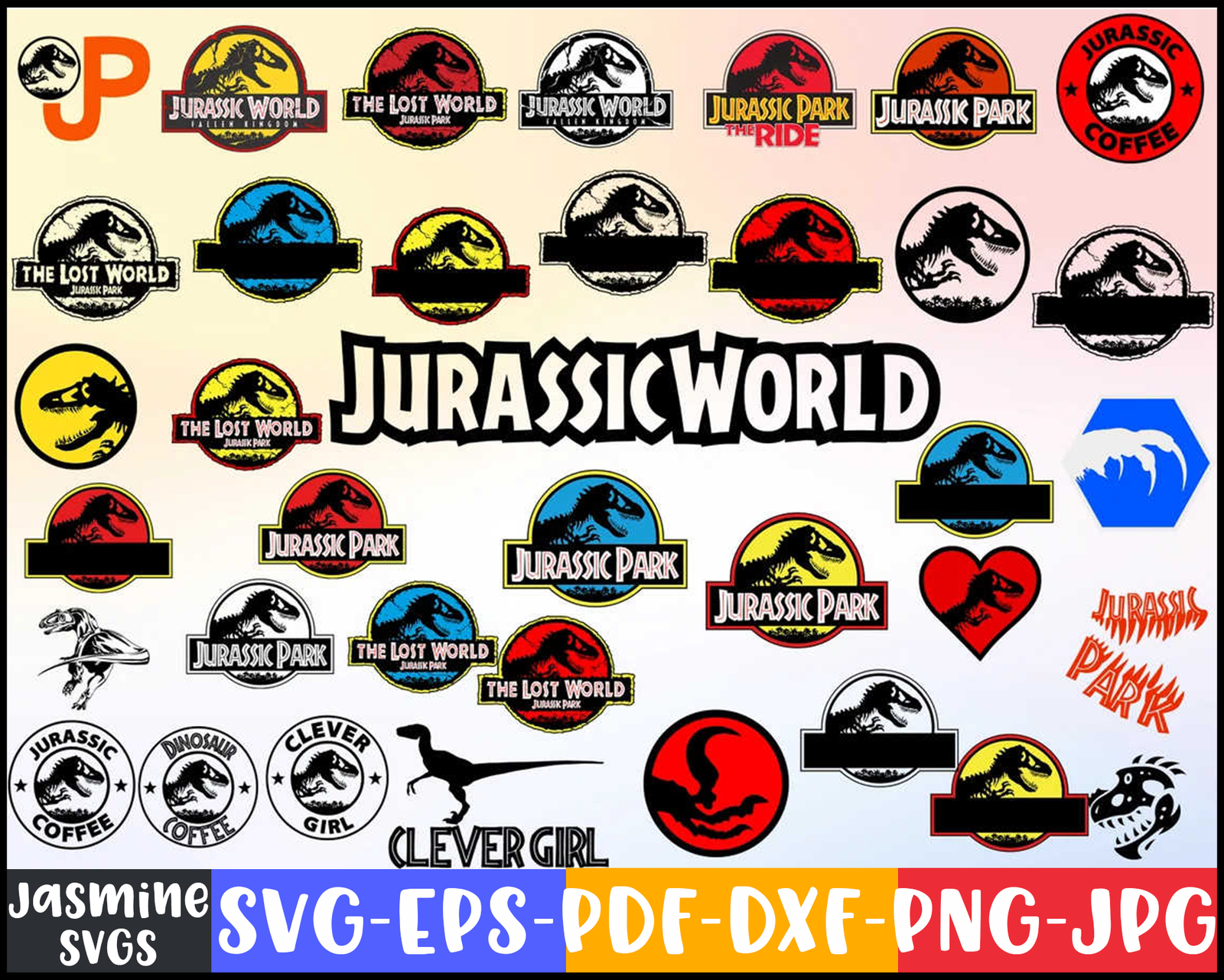 126 Jurassic Park, svg Dinosaur t-rex svg, Tyrannosaurus svg, Jurassic Park png.