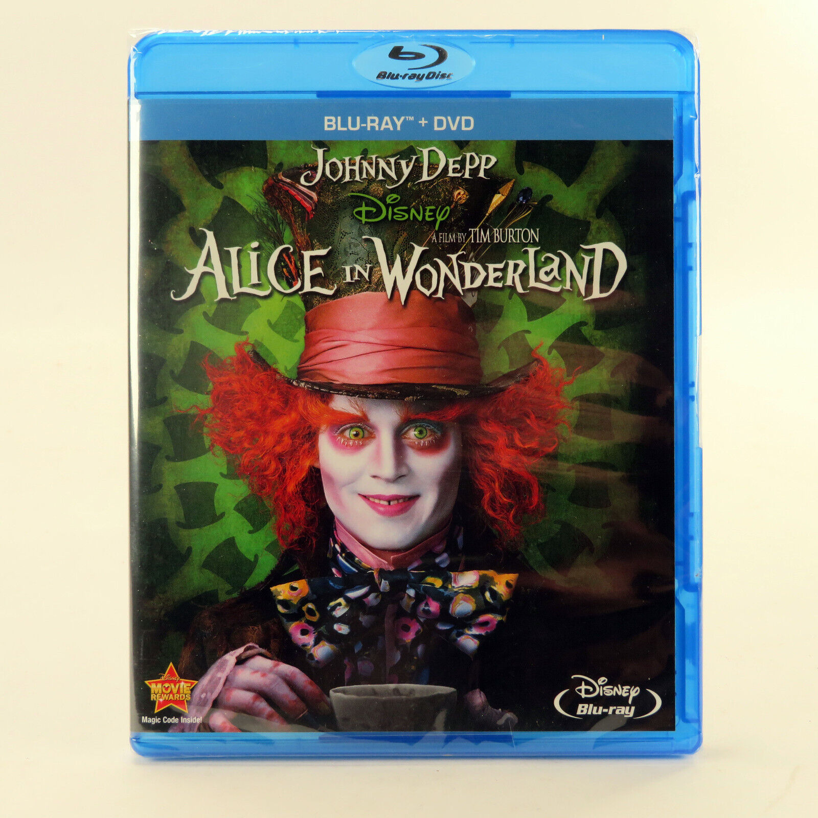 Sealed Disney Alice In Wonderland Blu-ray+DVD Combo Pack, Johnny Depp ...