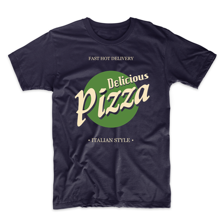 Delicious Pizza Vintage Pizza Delivery Boy T-shirt - T-shirts, Tank Tops