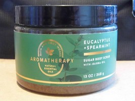Aromatherapy Eucalyptus & Spearmint Bath & Body Works Sugar Body Scrub 13 Oz - $12.30