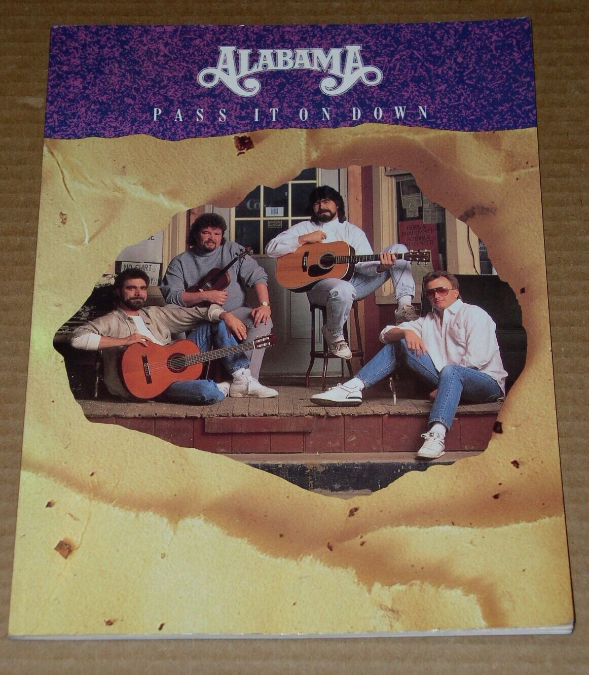 Alabama Pass It On Down Songbook Vintage 1990 Warner Bros Vintage And Antique