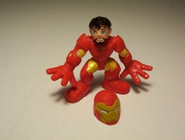 Marvel Super Hero Squad Iron Man Tony Stark Red Yellow Armor 2009 - $3.99