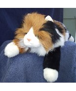 Rare Jumbles Calico Cat Brown White Black Ty Plush  - $26.96