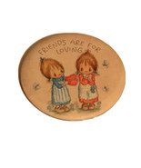 Vintage 1981 pin Hallmark Made in USA Friends are for Loving - $9.89