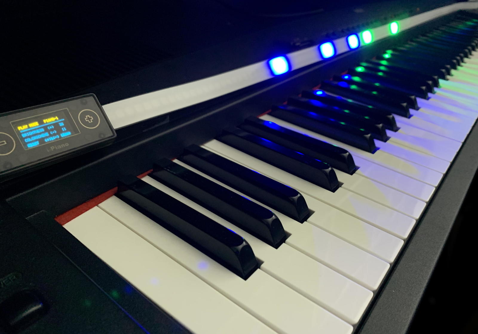 iPiano MIDI LED Visualizer| Lighted keys | for 5Pin Traditional MIDI ...