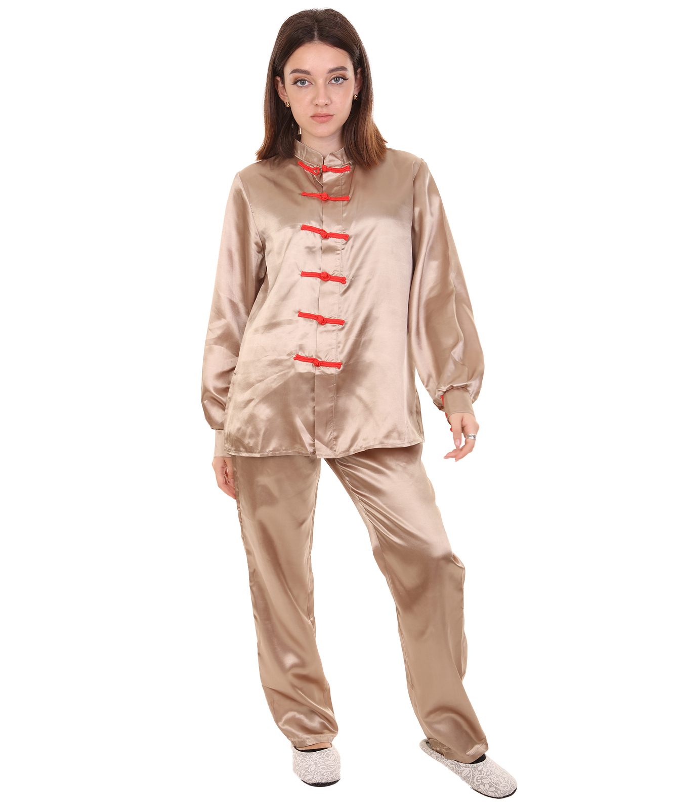 Adult Women's Chinese Traditional Kung Fu Costume Multiple Color